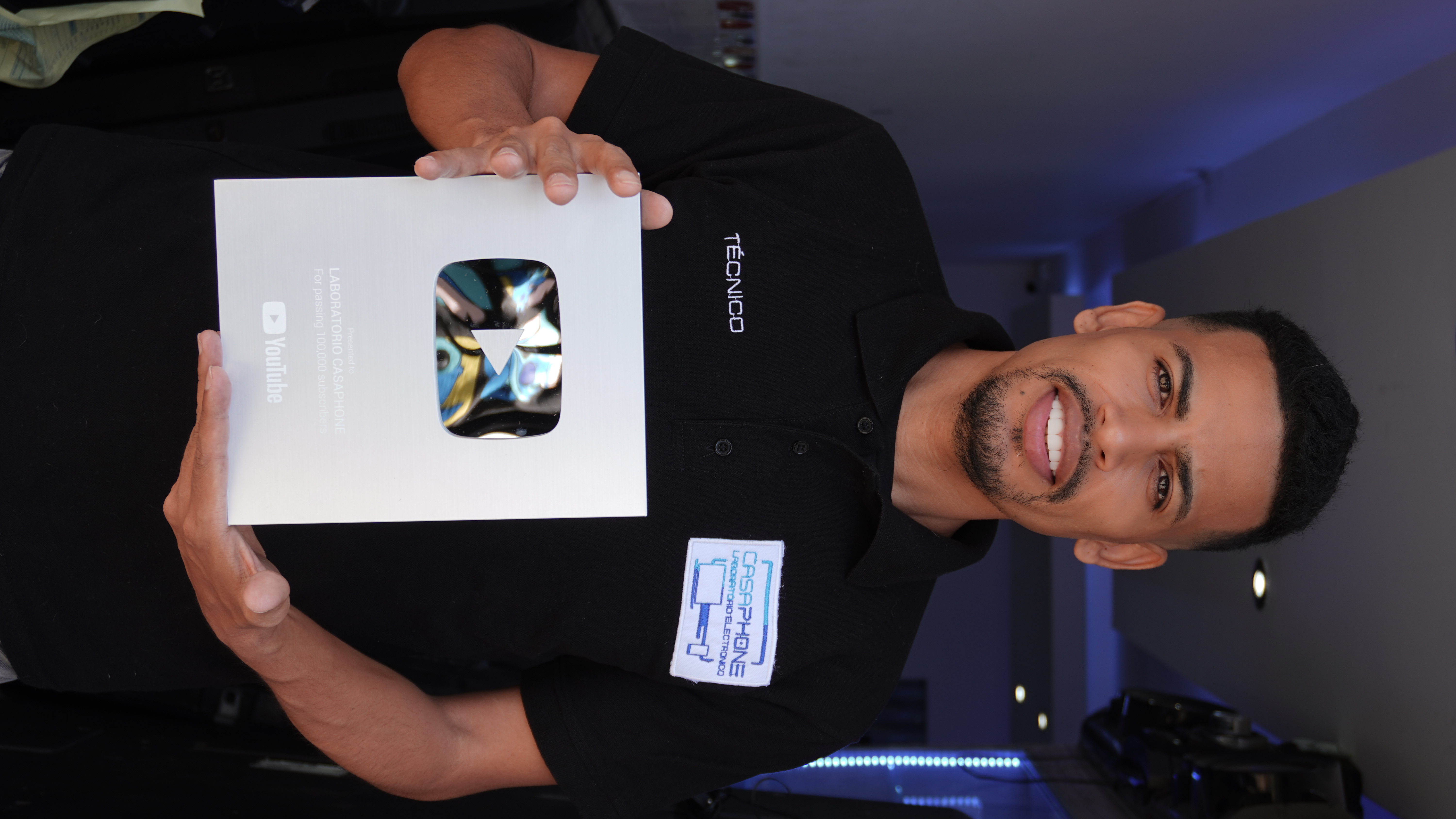 Boton de plata de Youtube